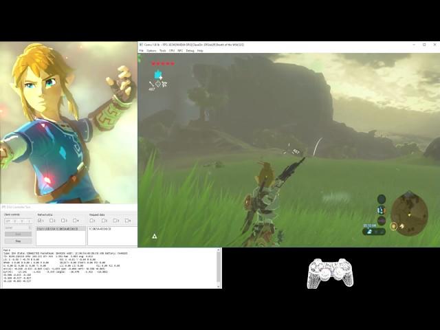 Cemu 1.8.1b - Breath of the Wild PC - PS4/DS4 Controller Gyro Controls
