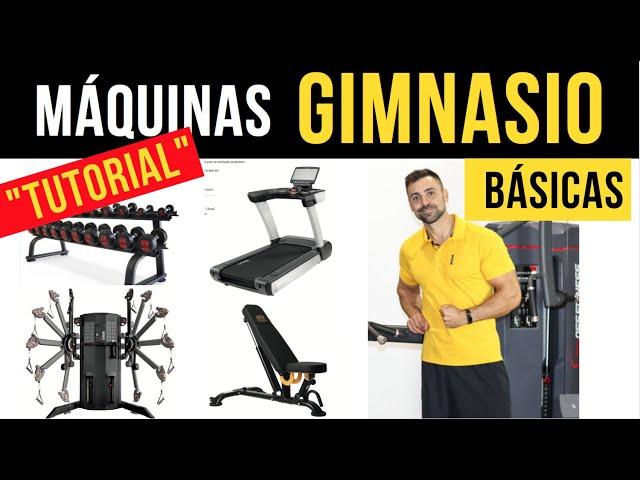   ¿Qué TRABAJA cada MÁQUINA del GIMNASIO?  ¿Qué RUTINA hacer en el GYM PRINCIPIANTES?