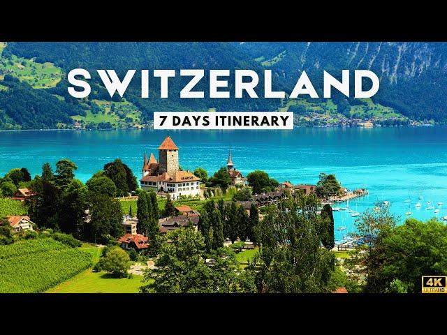 7 Days Switzerland Itinerary || Switzerland Travel Vlog || Travel Guide 2024