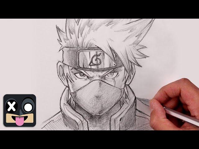 How To Draw Kakashi Hatake | Naruto Sketch Tutorial