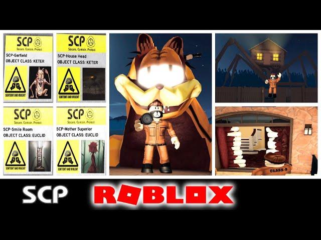 Roblox SCPs NEW scp GARFIELD, Smile Room, Train Eater ... By kharbor_ykt