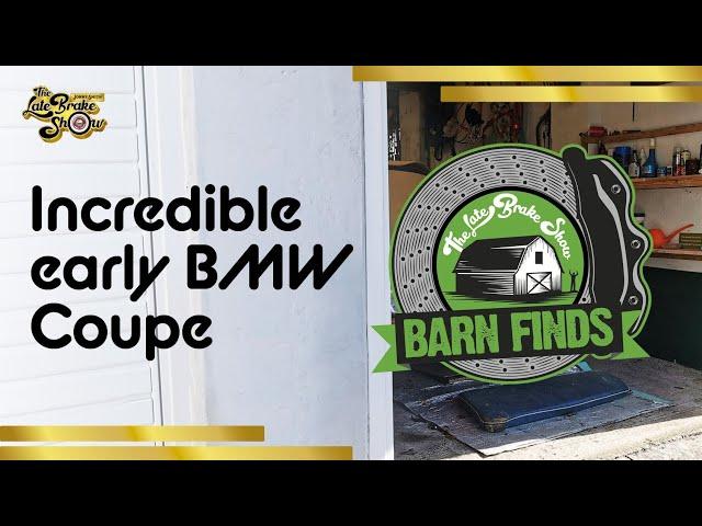 Barn Find rare 70s BMW CS Coupe survivor car untouched for 38 years - will it run?