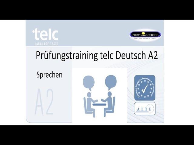 TELC A2 Sprechen Teil 1 und Teil 2,   (2023)