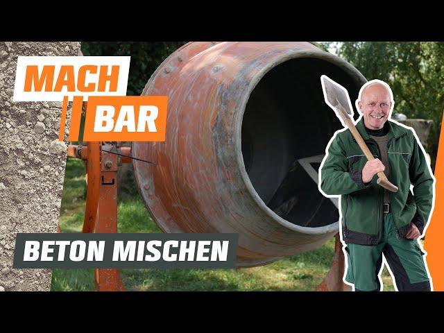 Beton mischen | OBI