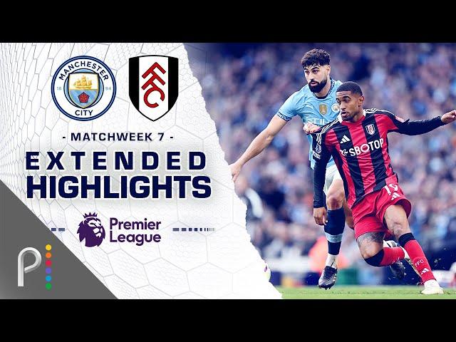 Manchester City v. Fulham | PREMIER LEAGUE HIGHLIGHTS | 10/5/2024 | NBC Sports