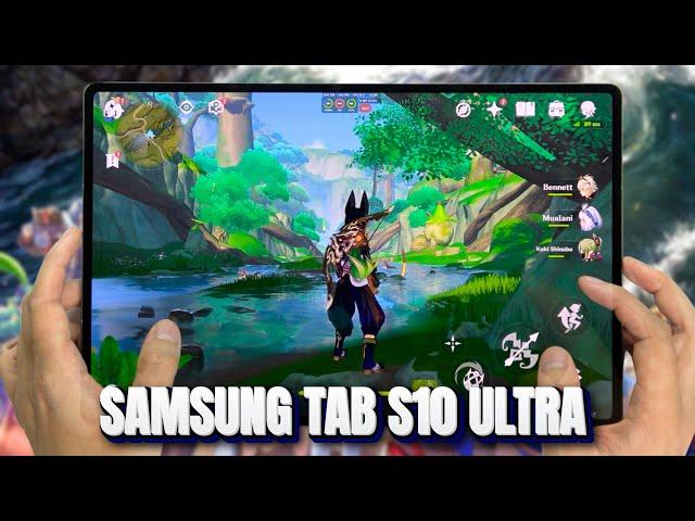 Samsung Tab S10 Ultra test game Genshin Impact Max Graphics | Dimensity 9300+