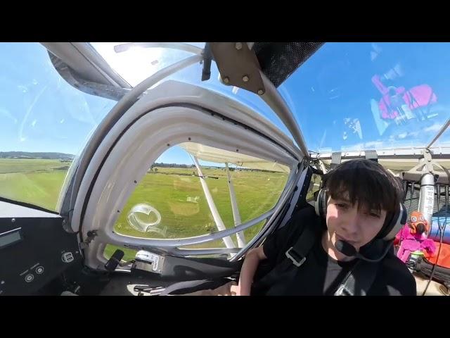 Bushcat Takeoff from Bridport Airport, Tasmania