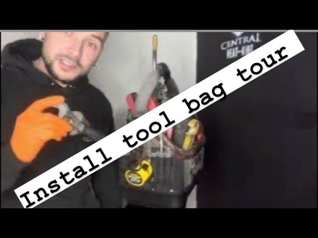 Install tool bag tour