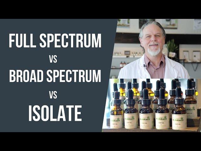 Full Spectrum vs Broad Spectrum vs Isolate CBD - What's The Difference?