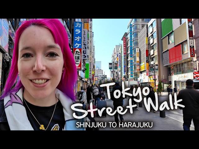  Walking from Shinjuku to Harajuku  Tokyo Street Walk