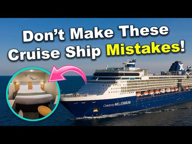 Top 10 cruise MISTAKES to avoid!