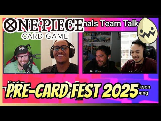 One Piece Card Game: Pre-OP09 Card Fest Team Talk with @ClydeTCG, Yonas, and Russell!