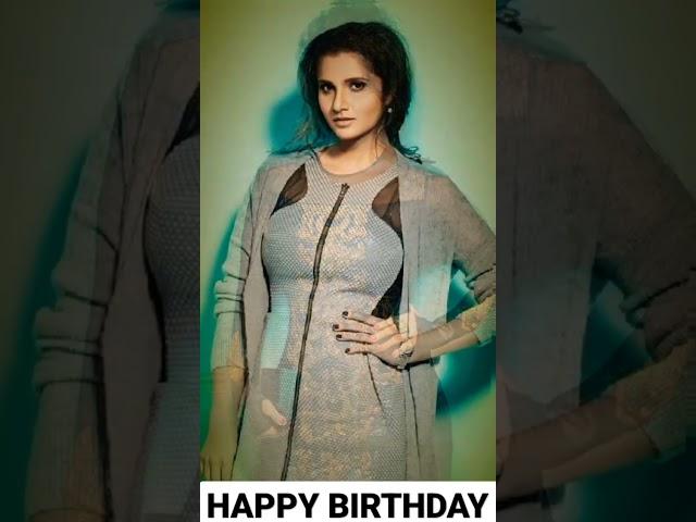 Sania mirza Birthday Status     