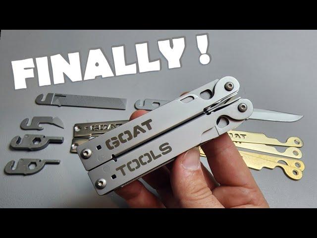 Modular multitools are the future.  (First look at the GOAT Tool)