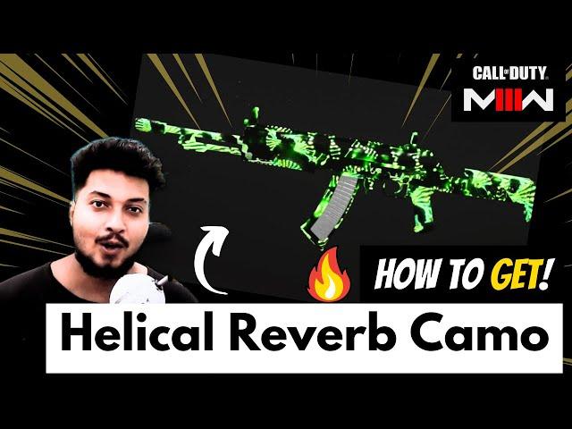 How to unlock the Helical Reverb Camo in MW3 & warzone #modernwarfare3 || by borntoplaygames