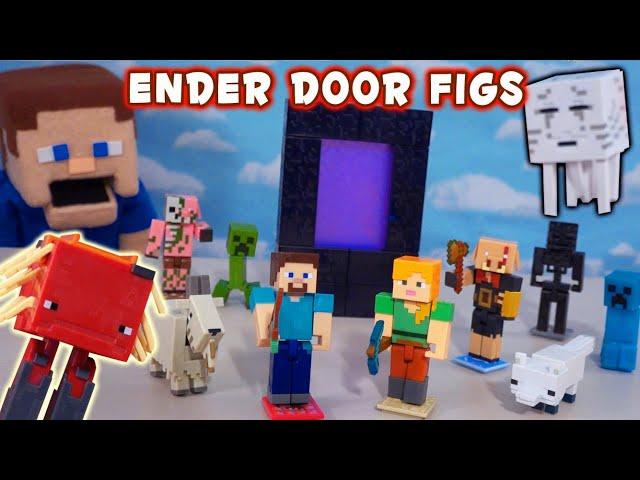 Minecraft Build-a-Portal NEW FIGURES!!! Caves & Cliffs, Dungeons Playsets Mattel Biome 2022