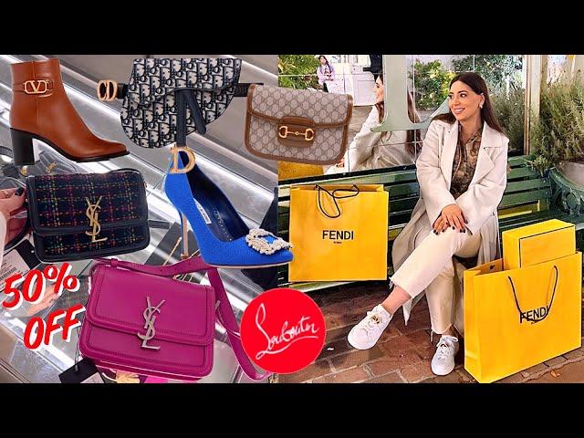 Major Bicester Village Luxury Outlet Shopping! 50-70% SALE Dior, YSL, Fendi, Prada, Louboutin, Gucci
