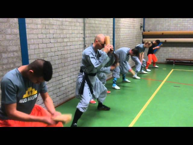 Shaolin Iron head training.