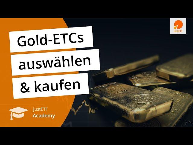 In Gold investieren: Gold-ETCs auswählen und kaufen – das Online-Seminar