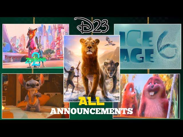 D23 Brazil 2024 All Announcements | Ice Age 6, Zootopia 2, Incredibles 3, Lilo & Stitch Live Action