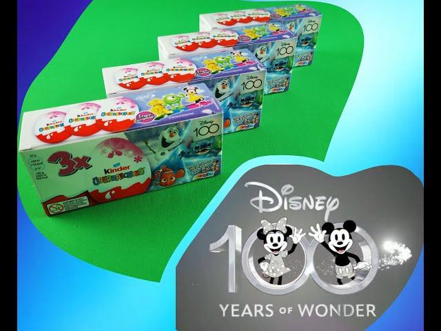 New Disney 100 Kinder Surprise 2023, Advent, Unboxing,Disney Üeier auspacken,Christmas,Weihnachten!