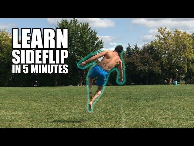 Learn How to Side Flip On Ground in 5 Minutes