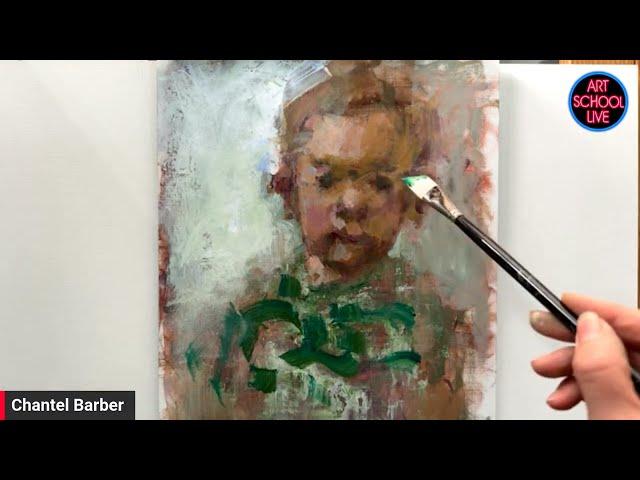 Painting Edges in Portraits with Chantel Barber