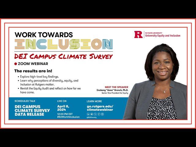 DEI Campus Climate Survey Data Release