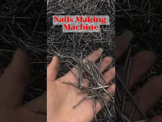 Wire Nails Making Machine | Automatic nails making machine#shorts #nails #businessideas #machinery