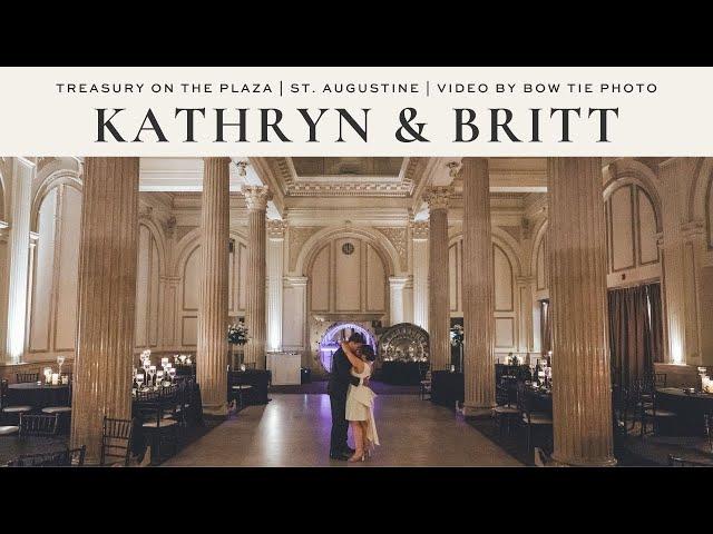 Kathryn + Britt | Treasury on the Plaza | St. Augustine Wedding Venue