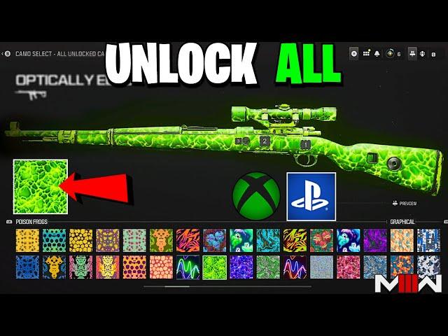 *NEW* How to UNLOCK ALL CAMOS in SEASON 4! (Unlock ALL for CONSOLE!)