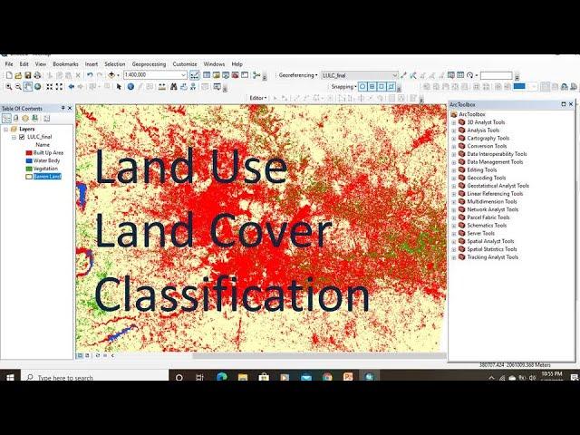 How to Create LULC using ArcGIS/ Supervised Classification and Calculate Area of LULC