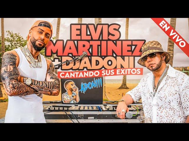 ELVIS MARTINEZ  CANTANDO 15 DE SUS MEJORES BACHATAS EN VIVO CON DJ ADONI ( BACHATA MIX )