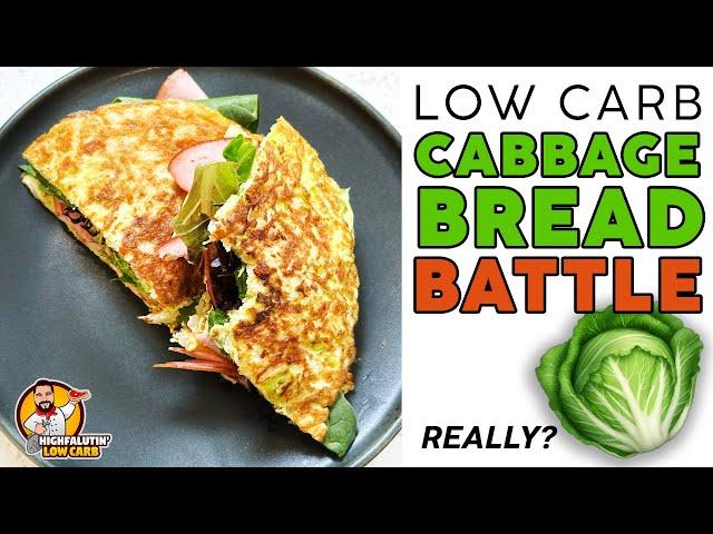 Low Carb CABBAGE BREAD Battle - Viral KETO Cabbage Bread?