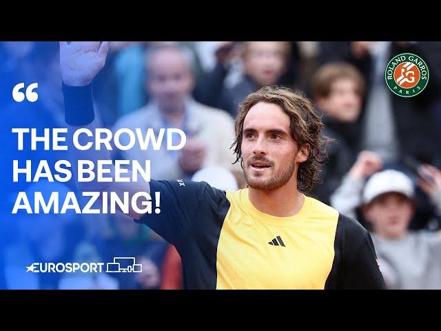 Stefanos Tsitsipas enjoyed his round two win against Daniel Altmaier | French Open 2024 