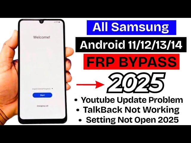 Samsung FRP Bypass 2025| Finally All Samsung Android 11/12/13/14 Remove Google Account | Without Pc