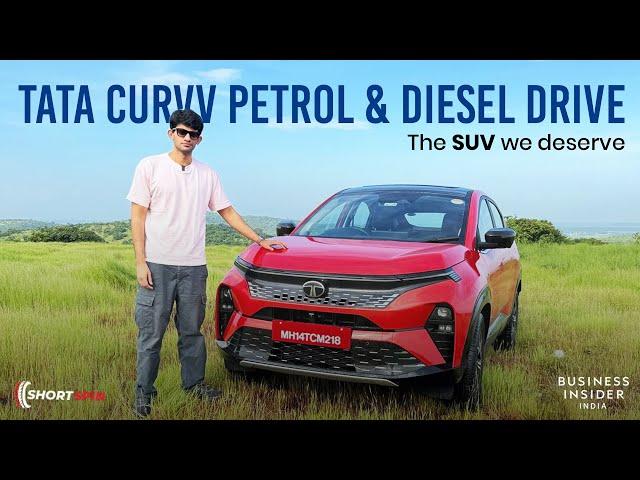 Tata Curvv Review - Petrol & Diesel | Coupe Luxury | Short Spin