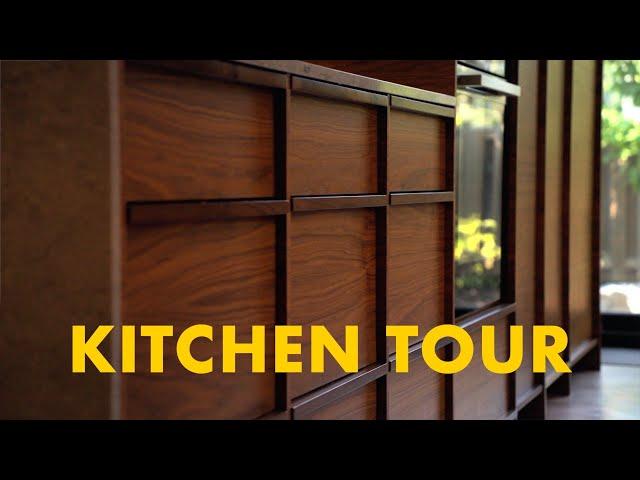 My Mid-Century Modern Walnut Kitchen