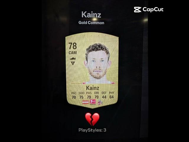 Florian Kainz From A 78 Rated Base Card To A 87 Rated Ultimate Birthday Card 