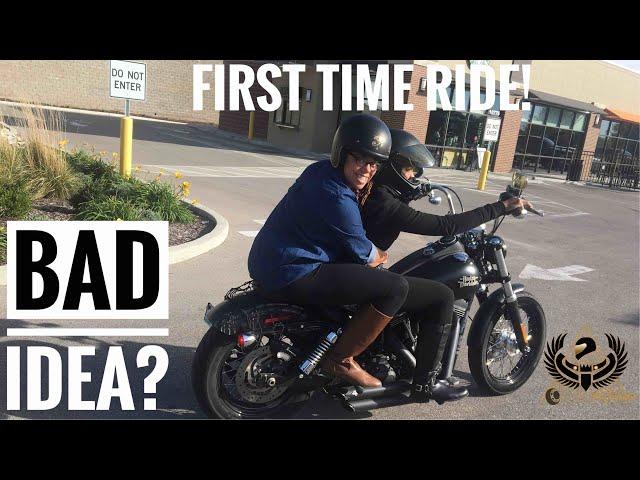 First Time on a 2017 Street Bob Motorcycle!