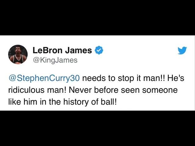 NBA players reactions to Steph Curry’s GREATNESS