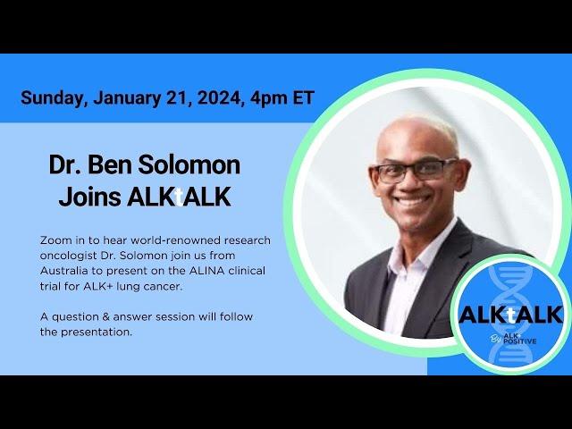 Dr. Ben Solomon Joins ALKtALK 1/21/24