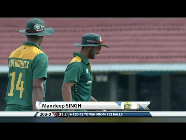 MANDEEP SINGH FIELDING FOR SOUTH AFRICA AGAINST INDIA!!!!! RARE VIDEO!!!!!
