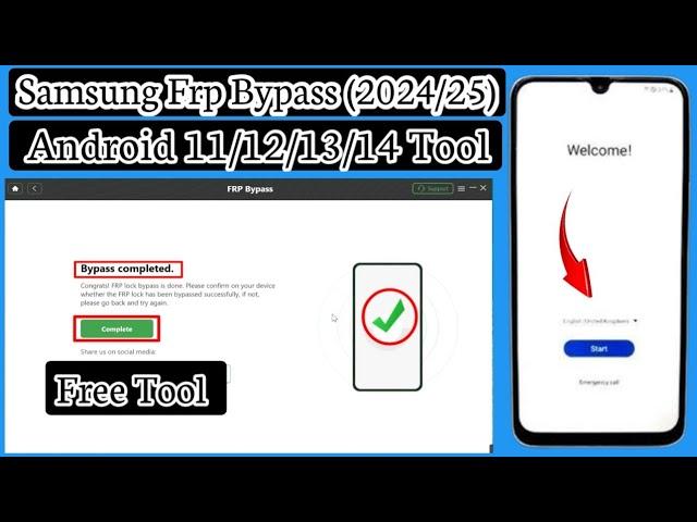 BOOM ️ Finally Free Frp Tool New Update Samsung 2024 Last | All Samsung Frp Unlock Android 13/14