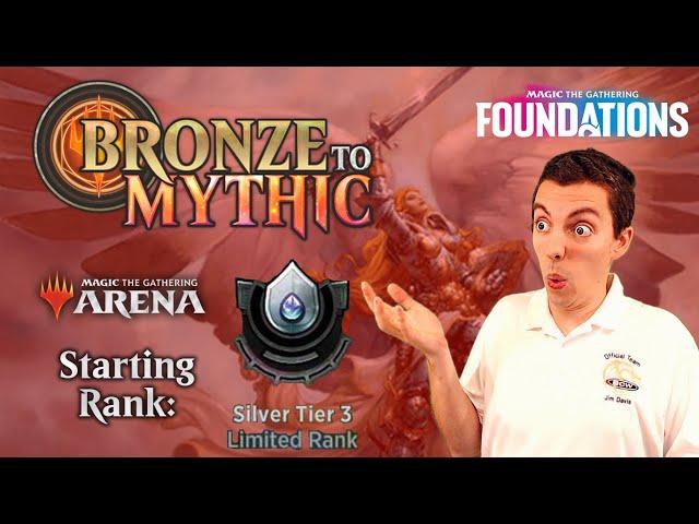  Bronze To Mythic: Episode 3 - Starting Rank: Silver 3 - MTG Arena:  Foundations 