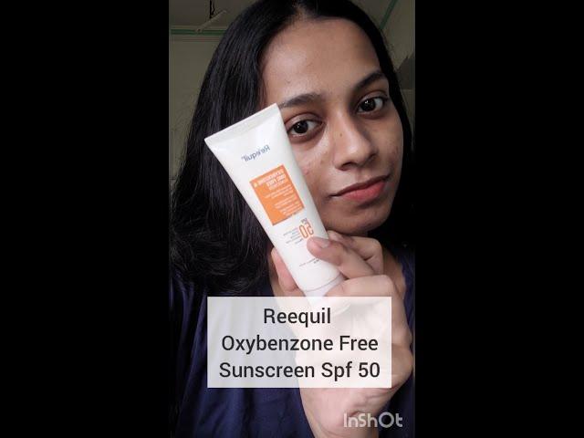 How does the Reequil Oxybenzone Free Sunscreen Spf 50 looks on my skin? #shorts #reequil #sunscreen