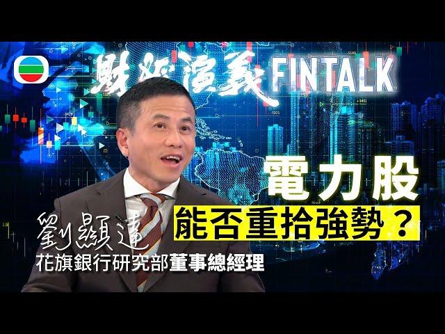 TVB財經演義｜「 電力股能否重拾強勢？ 」花旗銀行研究部董事總經理劉顯達｜(繁／簡字幕)｜無綫新聞 ｜TVB News