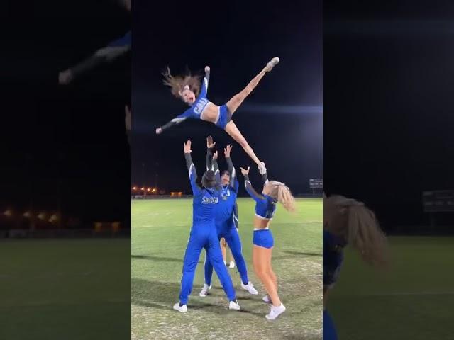 HARDEST CHEER STUNT EVER #cheer #cheerleadingworlds #cheerleading #stunt #shorts