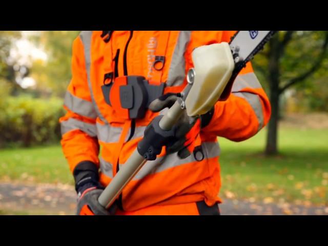 Husqvarna Telescopic Pole Saw - in Action