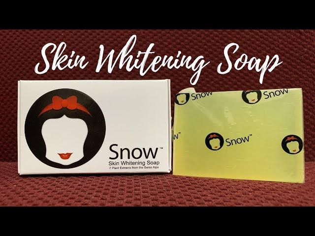Snow skin whitening soap
